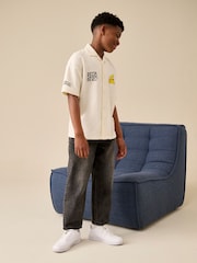 White Pokemon Textured Jersey Shirt (4-14yrs) - Image 2 of 9