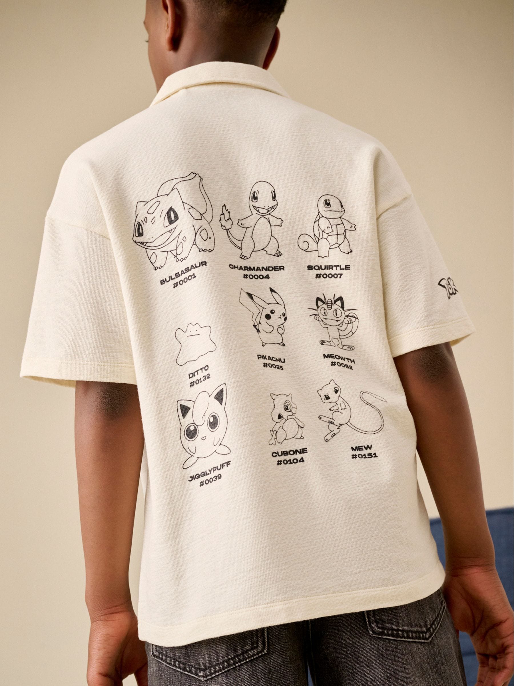 Comprar Branco - Camiseta de malha texturizada Pokemon (4-14anos