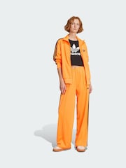 adidas Originals Orange Adicolor Classic Firebird Loose Track Tracksuit Bottoms - Image 1 of 5