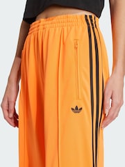 adidas Originals Orange Adicolor Classic Firebird Loose Track Tracksuit Bottoms - Image 3 of 5