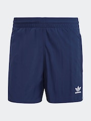 adidas Originals Blue Adicolor Classics Sprinter Shorts - Image 5 of 5