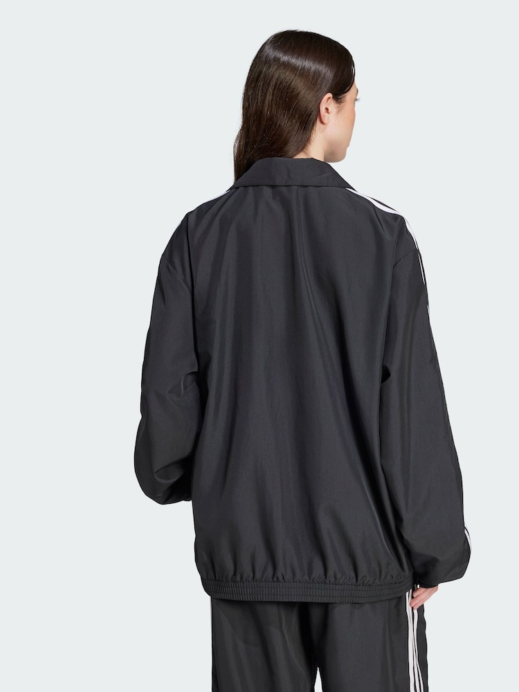 adidas Originals Black Adilenium Season 3 Oversized Track Top - Image 2 of 5