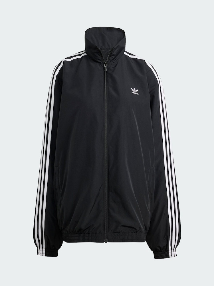 adidas Originals Black Adilenium Season 3 Oversized Track Top - Image 5 of 5