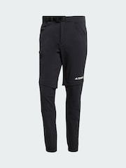adidas Terrex Black Utilitas Hiking Zip Off Tracksuit Bottoms - Image 6 of 7