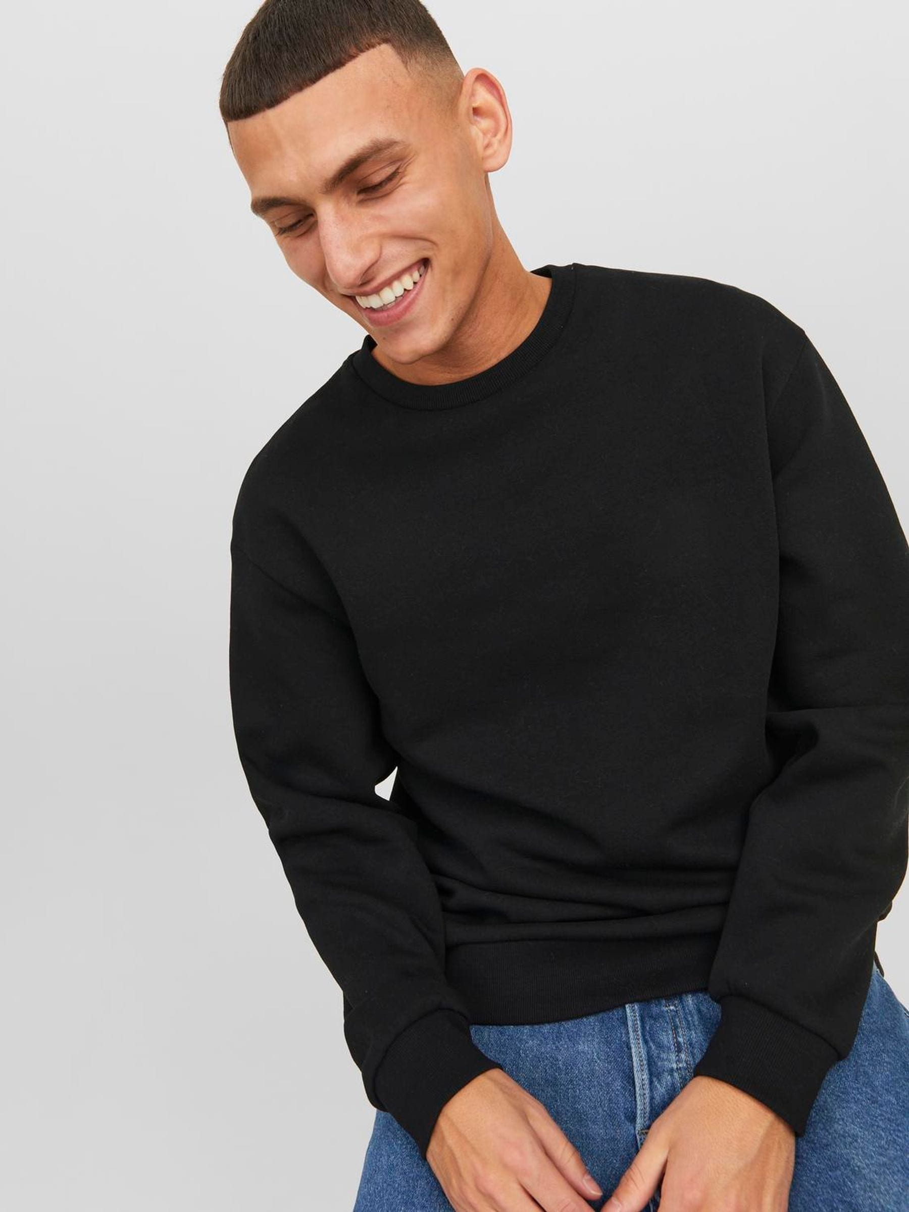 Buy JACK & JONES Black Crew Neck Sweatshirt from Next South Africa