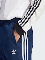 adidas Originals Blue Adicolor 3-Stripes Joggers - Image 3 of 5