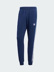 adidas Originals Blue Adicolor 3-Stripes Joggers - Image 5 of 5