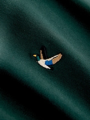 Green Duck Regular Fit Long-Sleeve Pique Polo Shirt - Image 6 of 7
