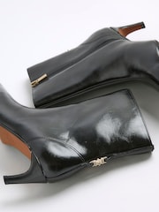 River Island Wide Fit Point Toe Kitten Heel Boots - Imagem 6 de 6