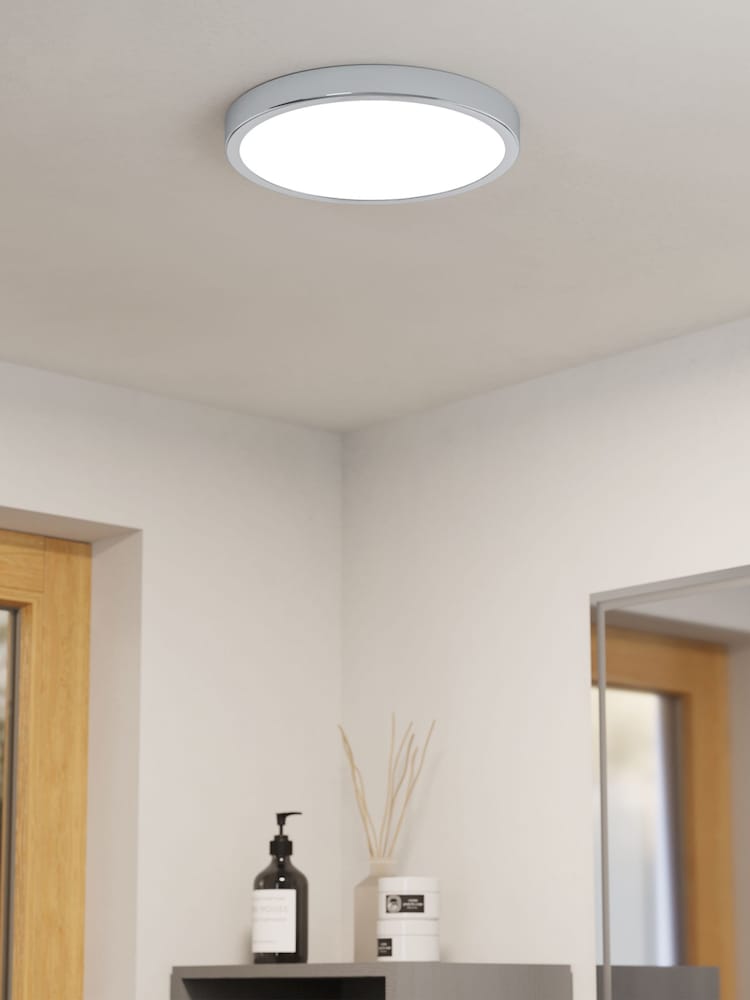 Eglo Chrome Fueva 6 LED Ceiling Light 27cm - Image 1 of 4