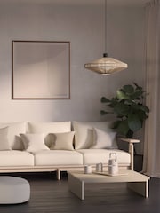 Eglo Black Midsumer Timeless Fabric Pendant Light - Image 1 of 6