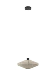 Eglo Black Midsumer Timeless Fabric Pendant Light - Image 3 of 6