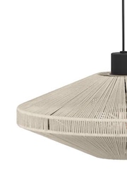 Eglo Black Midsumer Timeless Fabric Pendant Light - Image 5 of 6