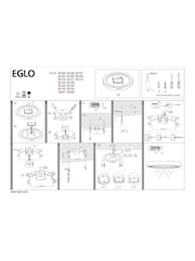 Eglo Satin Nickel Fueva 6 Steel & Plastic LED CCT Ceiling Light - Image 5 of 5