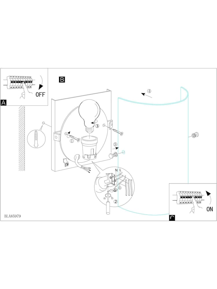 Eglo White Troy 3 Satin Glass & Steel Wall Light - Image 5 of 5 Eglo White Troy 3 Satin Glass & Steel Wall Light - Image 5 of 5
