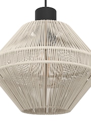 Eglo Black Midsumer Timeless Fabric Three Light Pendant - Image 6 of 6