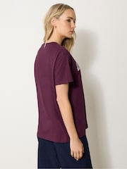 Long Tall Sally Red Amour Oversized T-Shirt - Image 3 of 5