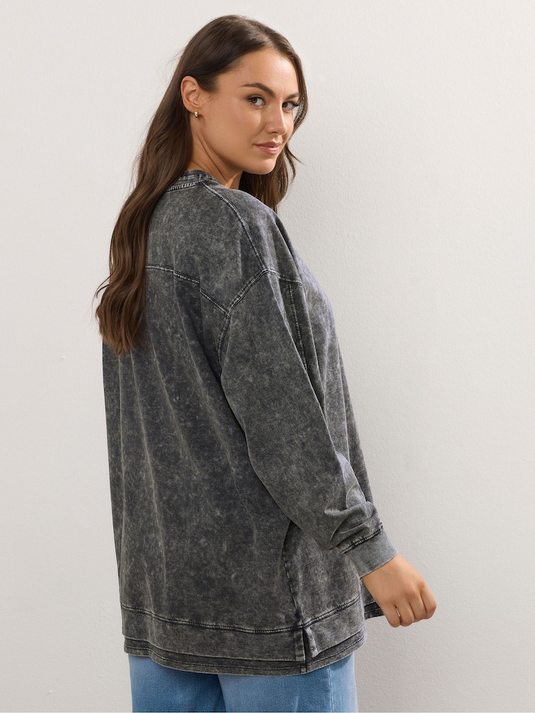 Yours Curve Grey 2 In 1 Jumper - Image 2 of 5