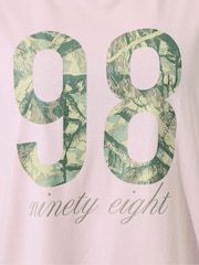 Yours Curve Pink Limited 98 Camo T-Shirt - Image 3 of 5