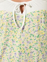 Yours Curve Limited Ditsy Contrast Vest - Imagem 4 de 5