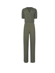Long Tall Sally Green Ribbed Wrap Jumpsuit - Image 5 of 5