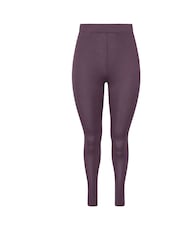 Yours Curve Purple Ribbed Leggings - Image 5 of 5