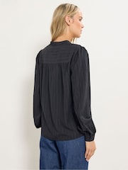 Long Tall Sally Black Tie Neck Top - Image 3 of 5