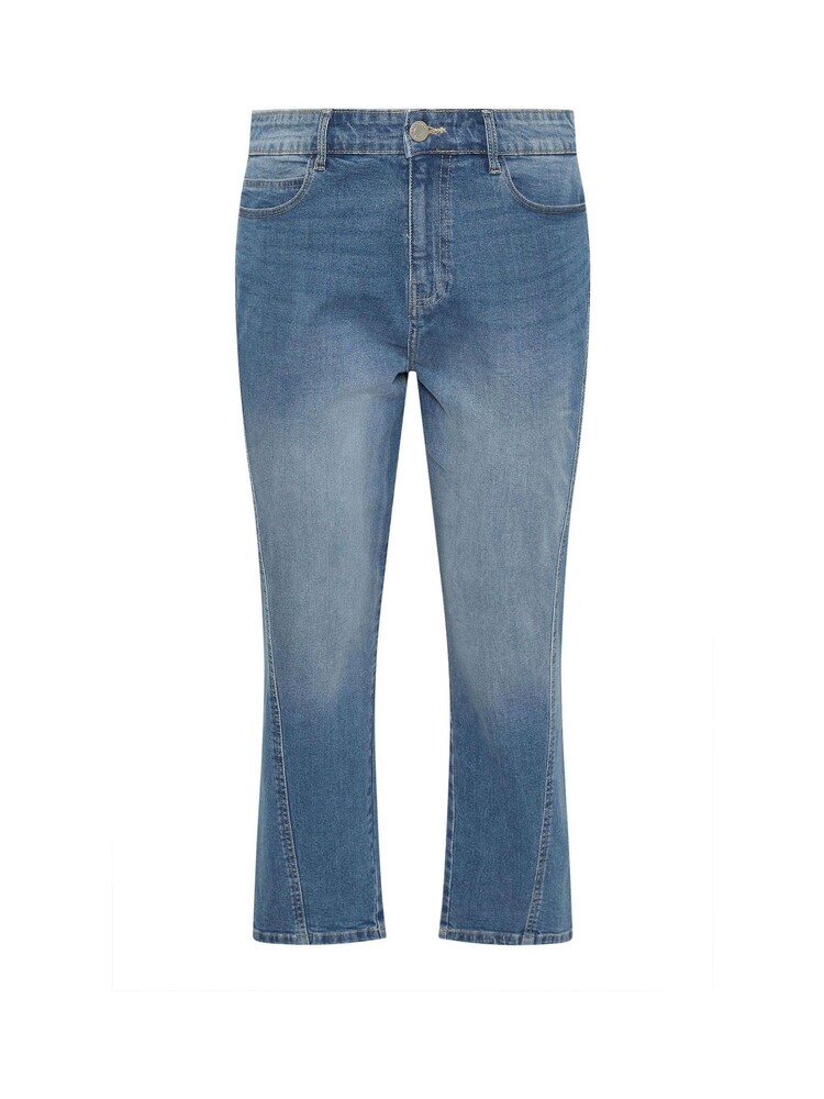 Yours Curve Blue Carrot Jeans - Image 6 of 6