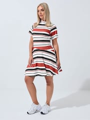 Yours Curve Limited Stripe Mini Swing Dress - Imagem 1 de 5