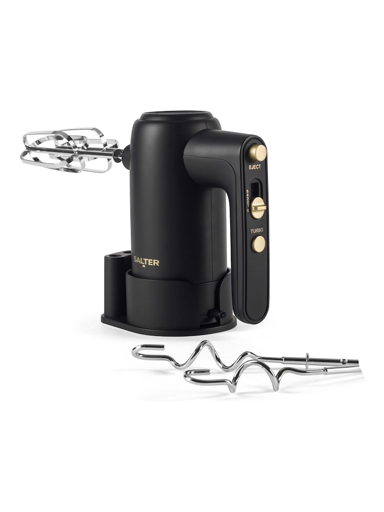 Salter Black Alchemy Hand Mixer - Image 1 of 6 Salter Black Alchemy Hand Mixer - Image 1 of 6