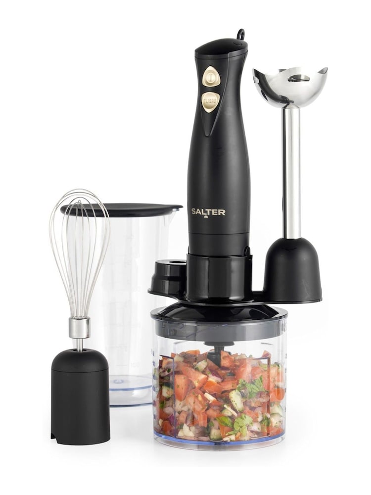 Salter Black Alchemy Hand Blender Set - Image 1 of 9 Salter Black Alchemy Hand Blender Set - Image 1 of 9