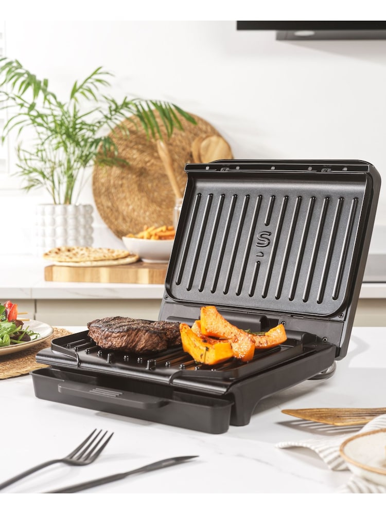 Salter Black Actigrill Health Grill Compact - Image 1 of 6 Salter Black Actigrill Health Grill Compact - Image 1 of 6