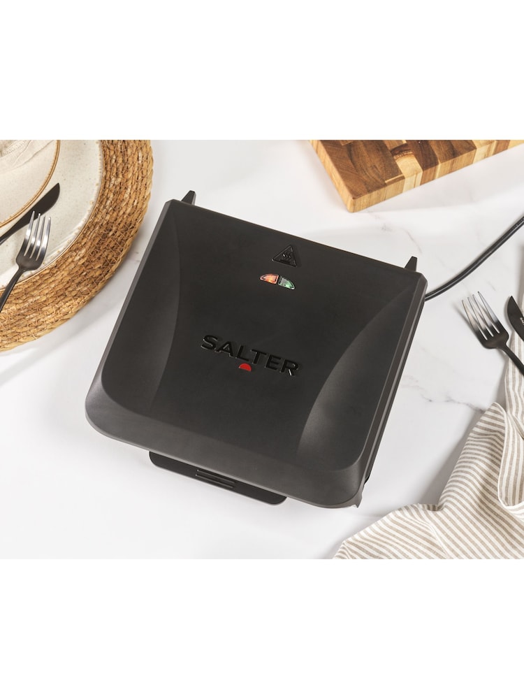 Salter Black Actigrill Health Grill Compact - Image 2 of 6 Salter Black Actigrill Health Grill Compact - Image 2 of 6