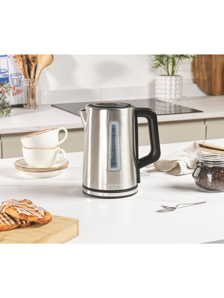 Salter Silver Rapid Boil Kettle - Image 1 of 6