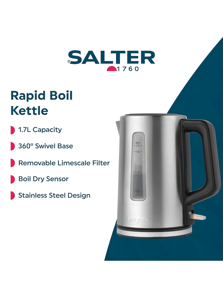 Salter Silver Rapid Boil Kettle - Image 6 of 6