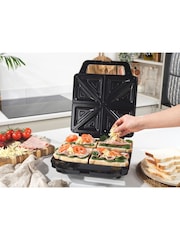 Salter Black 4 Slice Sandwich Maker - Image 1 of 4