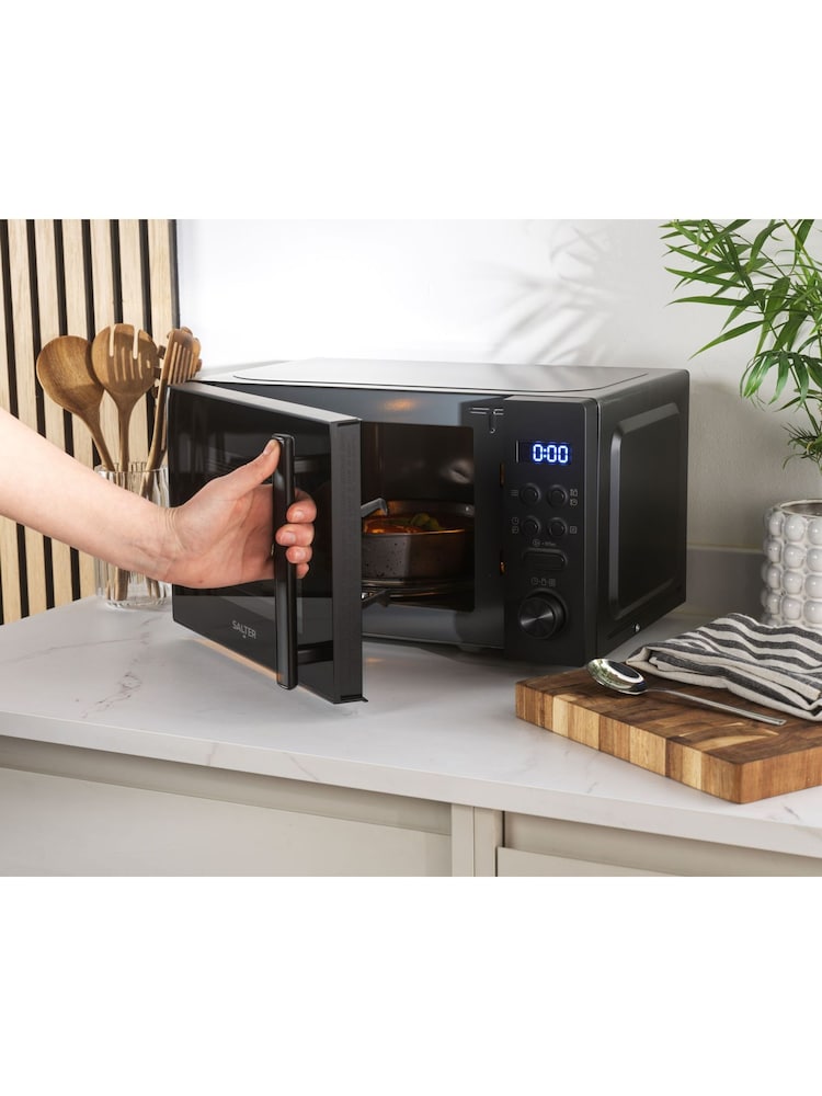 Salter Black Kuro 20L Digital Microwave - Image 2 of 6 Salter Black Kuro 20L Digital Microwave - Image 2 of 6