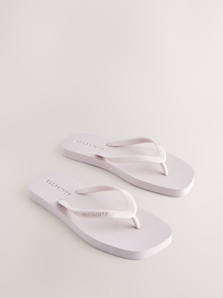 Różowy - smALLSAINTS Square Toe Flip Flops - Obraz 1 z 5 Różowy - smALLSAINTS Square Toe Flip Flops - Obraz 1 z 5