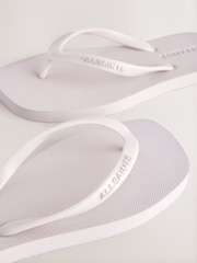 Różowy - smALLSAINTS Square Toe Flip Flops - Obraz 3 z 5