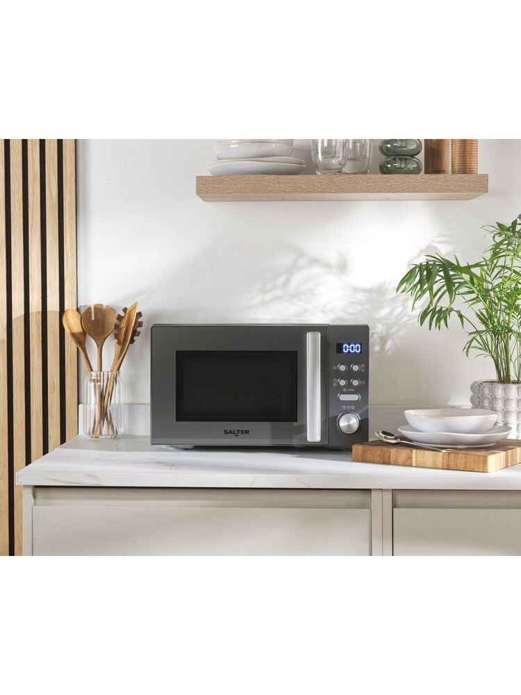 Salter Grey Cosmos 20L Digital Microwave - Image 1 of 7 Salter Grey Cosmos 20L Digital Microwave - Image 1 of 7