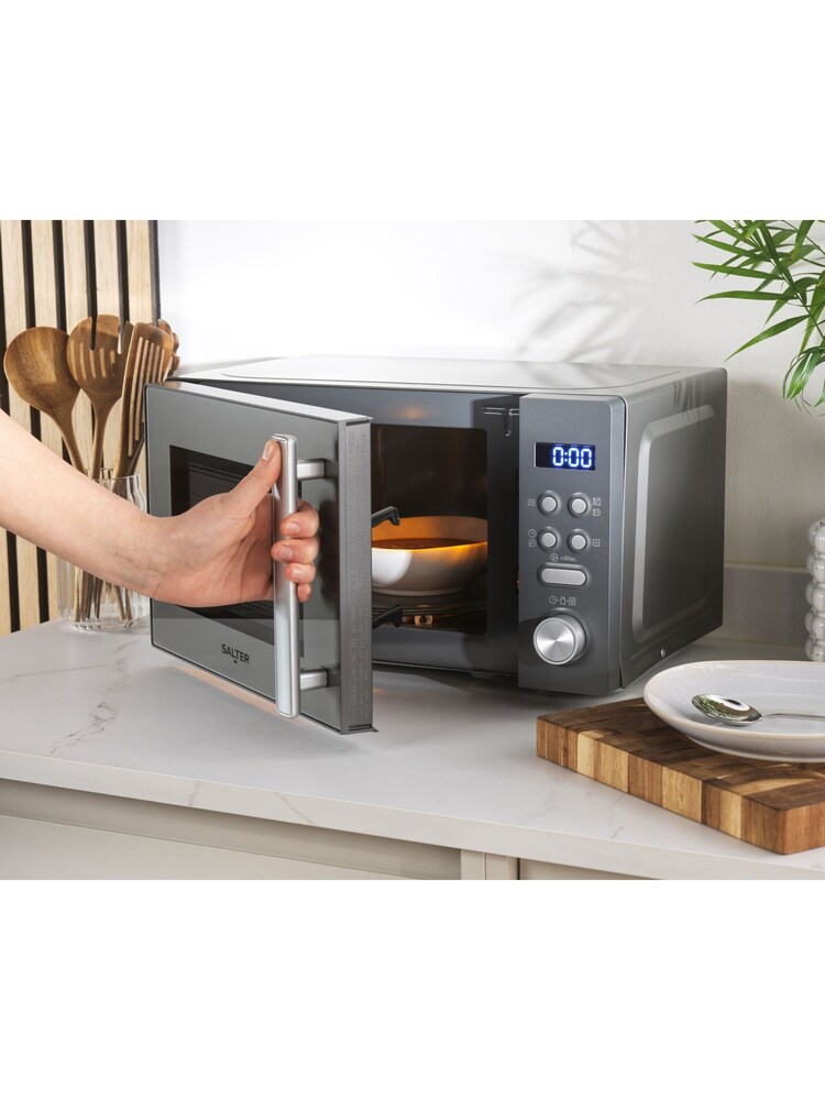 Salter Grey Cosmos 20L Digital Microwave - Image 2 of 7 Salter Grey Cosmos 20L Digital Microwave - Image 2 of 7