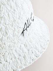 smALLSAINTS Effect Logo Bucket Hat - Image 5 of 6