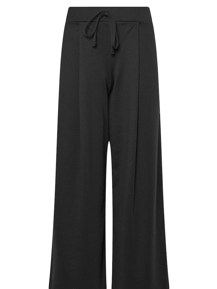PixieGirl Petite Black Ponte Palazzo Trousers - Image 5 of 5