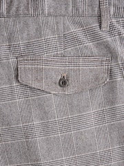 رمادي فاتح - Signature Heritage Pleated Trousers - صورة 5 من 5