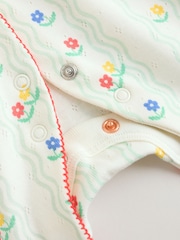 Red/White/Navy Baby Sleepsuits 3 Pack (0mths-3yrs) - Image 11 of 12