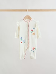 Red/White/Navy Baby Sleepsuits 3 Pack (0mths-3yrs) - Image 2 of 12