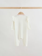 Red/White/Navy Baby Sleepsuits 3 Pack (0mths-3yrs) - Image 6 of 12