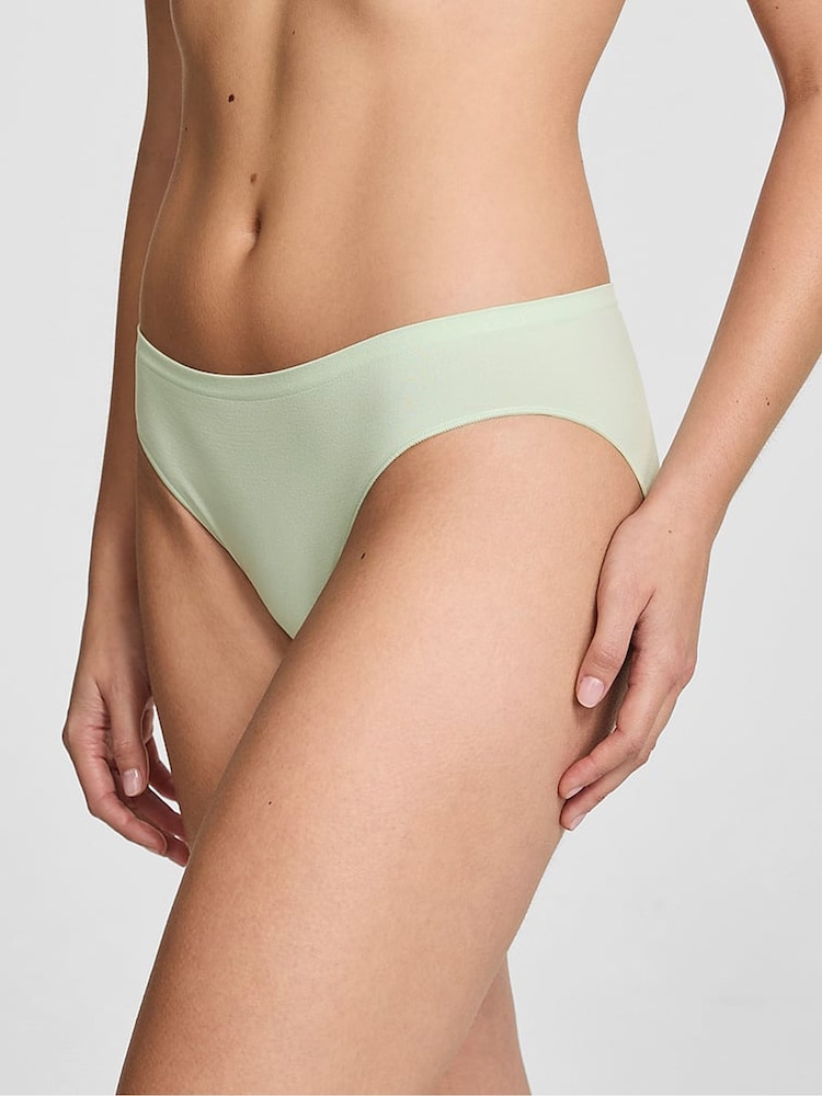 Victoria's Secret PINK Mint Green Bikini Seamless Knickers - Image 1 of 2 Victoria's Secret PINK Mint Green Bikini Seamless Knickers - Image 1 of 2
