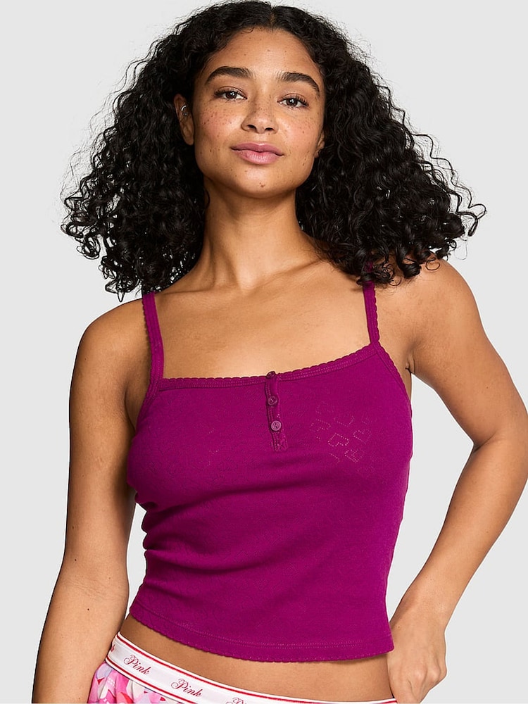 Victoria's Secret Pink Magenta Purple Cami Top - Image 1 of 3