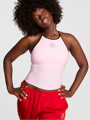Victoria's Secret Pink Pink Tulip Cotton Halter Bra Top - Image 1 of 3